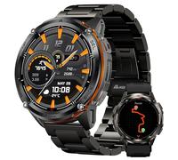 KOSPET Tank T3 Ultra 2 Montre Connectée Homme, GPS, Batterie de 60 Jours, 50M Étanche, Corps Entièrement en Métal, Boussole/Altimètre/Appel Bluetooth, Suivi du Fréquence Cardiaque/Sommeil