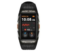 KOSPET Tank X2 Montre connectée Robuste Ultra à Bande Unique - Noir, durée de Vie de Niveau Militaire, écran AMOLED, étanche, Suivi de Fitness et de santé