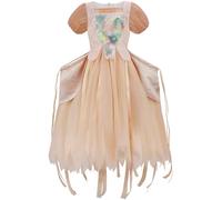 Kosplay Fille Enid Sinclair Cosplay Costume Robes de Bal Rose Déguisement Mercredi Season 2 Enid Robe de Soirée Élégante Noël Halloween Carnaval Fête Performance Fancy Dress Enfant 110-160