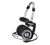 Koss Casque Portable stéréo Ouvert PORTAPRO Noir Argenté