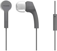 KOSS KEB9iGry Ecouteurs intra-auriculaire micro-casque, commande tactile gris