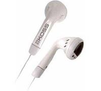 Koss Lot de 2 paires de mini-écouteurs "KE7" , 1 blanc et 1 noir Blanc G