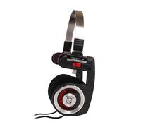 Koss Casque Porta Pro Original – Pliable filaire – Noir et Rouge