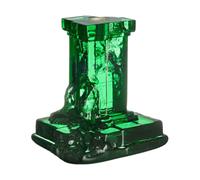 Kosta Boda Bougeoir Rocky Baroque 150 mm Vert émeraude