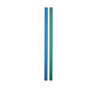 Kosta Boda Pailles Sipsavor 200 mm lot de 2 bleu-vert