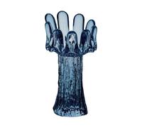 Kosta Boda Photophore en verre circulaire Solros 18 cm Bleu