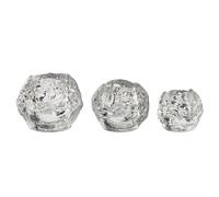 Kosta Boda Photophore Snowball lot de 3 lot de 3