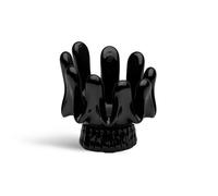 Kosta Boda Photophore Solros 9.2 cm Noir