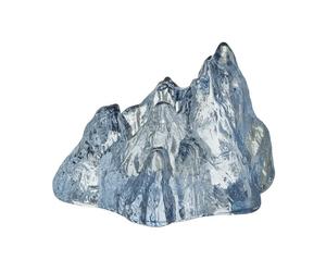 Kosta Boda Photophore The Rock 91 mm Bleu Glacé