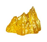 Kosta Boda Photophore The Rock 91 mm Jaune
