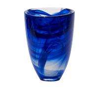 Kosta Boda Vase Contrast 200 mm Bleu-bleu