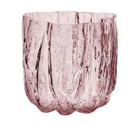 Kosta Boda Vase Crackle 12.1 cm Rose