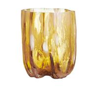 Kosta Boda Vase Crackle 27 cm Flamant-ambre