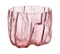 Kosta Boda Vase Crackle se 17.5 cm Rose