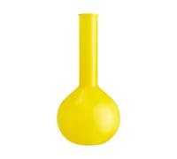 Kosta Boda Vase flacon rond Lab 31.5 cm Jaune