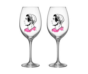 Kosta Boda Verre à vin All about you 52 cl lot de 2 Embrace him