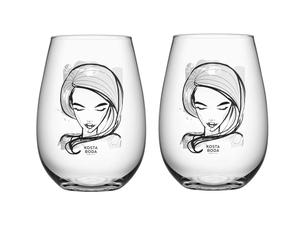 Kosta Boda Verre All about you 57 cl lot de 2 need you (blanc)