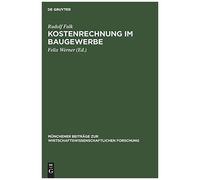 Kostenrechnung Im Baugewerbe