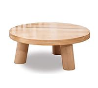 KOSTING Petite Table Basse Ronde en Bois de Style Japonais Table à thé Simple Baie vitrée Table Basse Petite Table de lit Ronde Tatami au Sol Table Kang (Couleur : Couleur du Bois, Size : 50X21Cm)