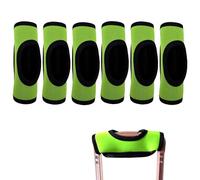 KOSTOO Housse de poignées de bagage en néoprène avec prise en main douce et design creux pour valises - Accessoires de voyage (lot de 6 vert)