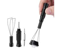 KOSTOO Lot de 2 extracteurs de touches 3 en 1 en acier inoxydable pour clavier mécanique