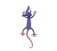 KOSTOO Marque-page amusant 3D en forme d'animaux de lecture pour étudiants, bureau, papeterie, cadeau créatif, idéal pour garçons et filles (rat)