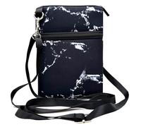 KOSTOO Sac pour téléphone portable - Petit sac à bandoulière mignon pour femme avec bandoulière pour iPhone X/XR/8/8 Plus/7/7 Plus et Samsung, Noir , Small