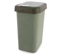 Kosz na śmieci plastikowy zielony 25 l