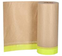 KOTABRAU® Papier de masquage avec ruban de peintre - un accessoire indispensable pour les grandes rénovations et les petites réparations en papier (30 cm x 20 m, 1 pièce)
