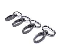 KOTAIFA Lot de 10 fermoirs mousquetons pivotants de 2,5 cm pour la fabrication de sacs à main, 2,5 cm, bronze olive, fermoirs mousquetons incurvés pour sangle, lanière, loisirs créatifs, 25 mm