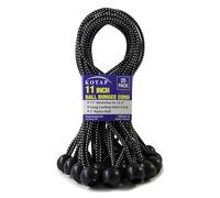 Kotap BB-11B Tendeur à Boule, 27,9 cm, Noir, 25 pièces Kotap