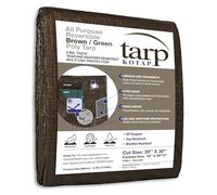 Kotap TBG-2030 Bâche réversible en polyester marron/vert 6,1 x 9,1 m