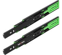 KOTARBAU® 1 paire de glissières de tiroir à extension totale Softclose 250 mm Extension pour charges lourdes Glissières pour tiroirs Système de glissières à fermeture automatique Glissières télescopiq
