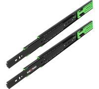 KOTARBAU® 1 paire de glissières de tiroir à extension totale Softclose 400 mm Extension pour charges lourdes Glissières pour tiroirs Système de glissières à fermeture automatique Glissières télescopiq