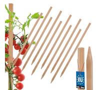 KOTARBAU® 10 Pièces Tuteur Tomate - Bois de Hêtre - 30 cm - Naturel - Tuteur Plante - Piquet de Jardin - Poteau Bois - Piquet Tomate - Support Plante Grimpante