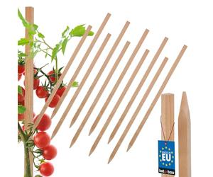 KOTARBAU® 10 Pièces Tuteur Tomate - Bois de Hêtre - 30 cm - Naturel - Tuteur Plante - Piquet de Jardin - Poteau Bois - Piquet Tomate - Support Plante Grimpante