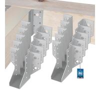 KOTARBAU® 10 x Suspension de Poutre 11 x 4 cm | Support de Poutre en Acier galvanisé | Suspension de Poutre en Bois à l'extérieur | Sabot Charpente