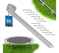 KOTARBAU® 12 pcs. Ancre de sol pour trampoline 43 cm Ancre à enfoncer Piquets lourds Trampolines galvanisés Ancre de sol pour tente Pavillon Château gonflable Trampoline Piquets de tente Ancres de sol