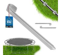 KOTARBAU® 2 pcs. Ancre de sol pour trampoline 43 cm Ancre à enfoncer Piquets lourds Trampolines galvanisés Ancre de sol pour tente Pavillon Château gonflable Trampoline Piquets de tente Ancres de sol