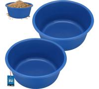 KOTARBAU® 2 pcs. bac à mortier 14L bac à mortier bac plastique ⌀ 31cm bac à maçon rond seau à mortier bac plastique bac à mortier bac plastique