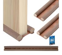 KOTARBAU® 2 pcs Boudin De Porte Isolant - Polyéthylène Mousse - 95 cm - Brun - Découpable - 30 mm - Bas de Porte Anti Courant d'air - Protection Acoustique
