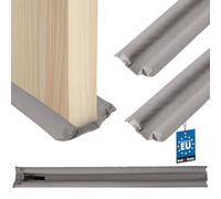 KOTARBAU® 2 pcs Boudin De Porte Isolant - Polyéthylène Mousse - 95 cm - Gris - Découpable - 30 mm - Bas de Porte Anti Courant d'air - Protection Acoustique