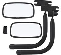 KOTARBAU® 2 pcs. Tracteur Rétroviseur universel 14,5 x 23 cm PVC 2 pcs. bras de rétroviseur Rétroviseur de tracteur Camion Rétroviseur avec support Bras de rétroviseur Tige de rétroviseur Agriculture