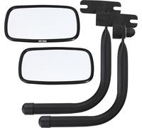 KOTARBAU® 2 pcs. Tracteur Rétroviseur Universel 19 x 23 cm PVC 2 pcs. bras de rétroviseur Rétroviseur de tracteur Camion Rétroviseur avec support Bras de rétroviseur Agriculture Support de rétroviseur