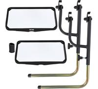 KOTARBAU® 2 pcs. Tracteur Rétroviseur universel 30,5 x 17 cm PVC 2 pcs. Support télescopique pour rétroviseur 48-71 x 33 cm Tracteur Camion Rétroviseur avec support Rétroviseur agricole Bras du rétrov