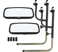KOTARBAU® 2 pcs. Tracteur Rétroviseur universel 36,5x19 cm PVC 2 pcs. Support télescopique pour rétroviseur 48-71 x 33 cm Tracteur Camion Rétroviseur avec support Rétroviseur agricole Bras de rétrovis