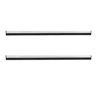 KOTARBAU® 2 pièces Joint Bas de Porte - PVC - 100 cm - Blanc - Brosse Bas de Porte Automatique - Joint de Battant D'entrée - Protection Contre Le Vent et Les Insectes - Facile À Installer