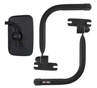 KOTARBAU® 2 x Support De Rétroviseur 13 x 13 Cm Avec Aluminium | Support De Rétroviseur Universel Pour Tracteur, Pelleteuse Et Machine Agricole | Bras De Rétroviseur Tracteur