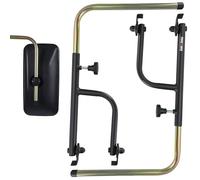 KOTARBAU® 2 x Support De Rétroviseur Réglable Universel 48-71 x 33 cm en Aluminium | Support De Rétroviseur Universel pour Tracteur, Pelleteuse Et Machine Agricole | Bras De Rétroviseur Tracteur