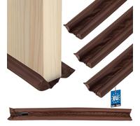 KOTARBAU® 3 pcs Boudin De Porte Isolant - Polyéthylène Mousse - 95 cm - Brun - Découpable - 30 mm - Bas de Porte Anti Courant d'air - Protection Acoustique